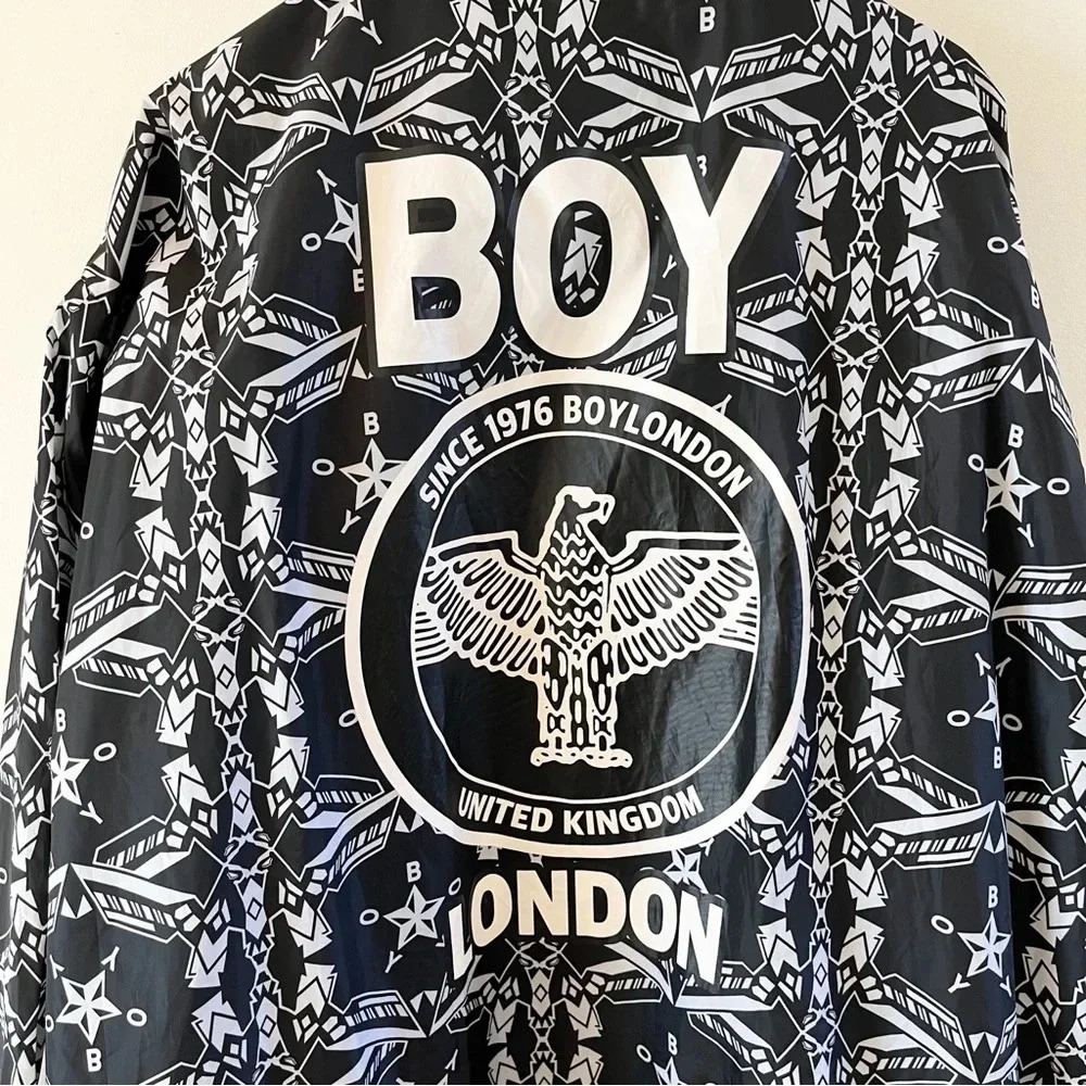 BOY London Men’s Streetwear Nylon Long Jacket British Size Small